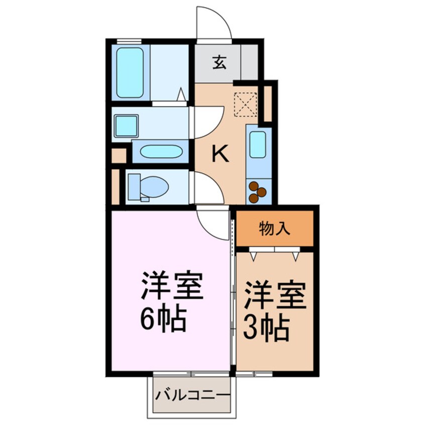 間取図 ル・シエルＡ