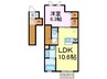 ル・シエルＡ 1LDKの間取り