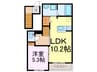 メトロノームⅡ 1LDKの間取り
