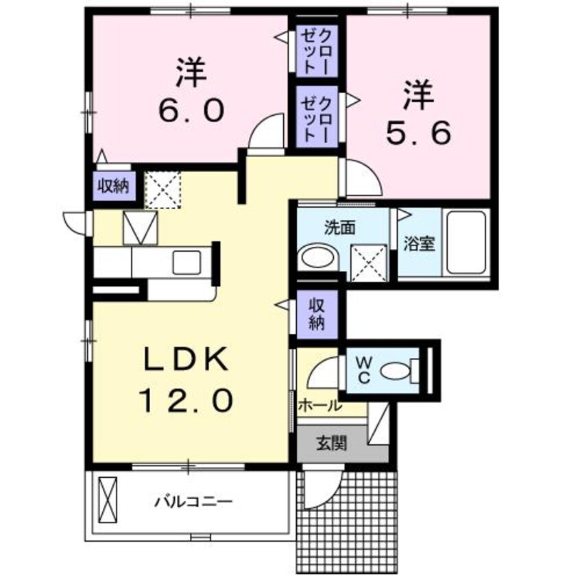 間取図 ソラーナ