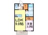 イルソーレ 1LDKの間取り