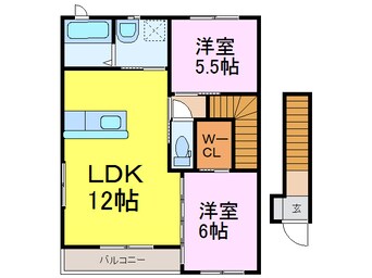 間取図 パラソインテルノＧ