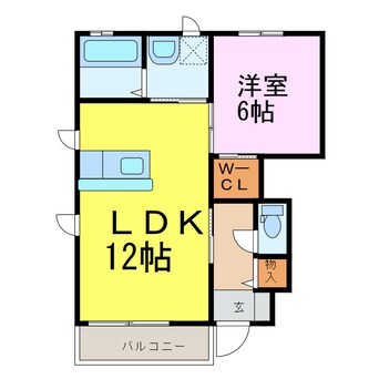 間取図 パラソインテルノＧ