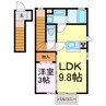マイロード 1LDKの間取り