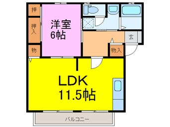 間取図 コンフォート・ヴィラ