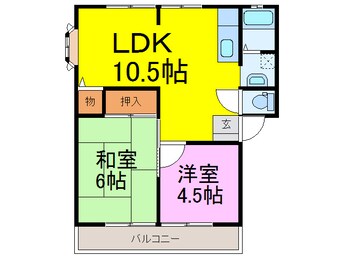 間取図 サンビレッジＮ　Ｃ棟