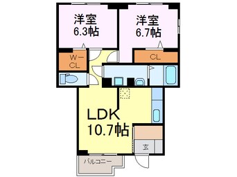 間取図 サン　モリッツⅡ