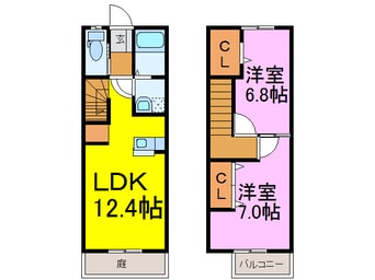 間取図 ロゼット