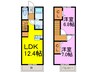 ロゼット 2LDKの間取り