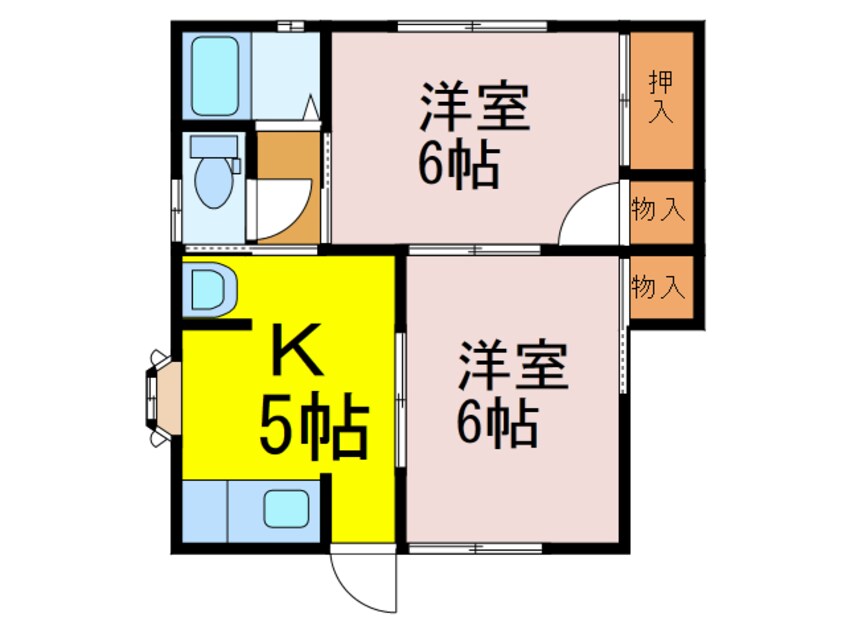 間取図 ユカリコーポ