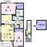 アルソーレ 2LDKの間取り