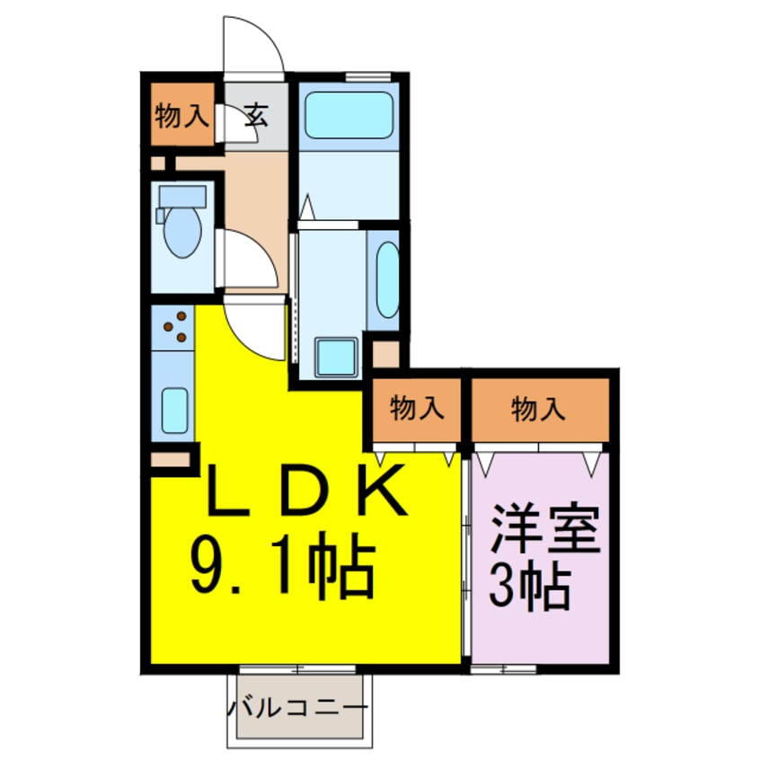 間取図 メゾン　ド　シュシュＢ