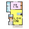 ファミール・ハウス 1LDKの間取り