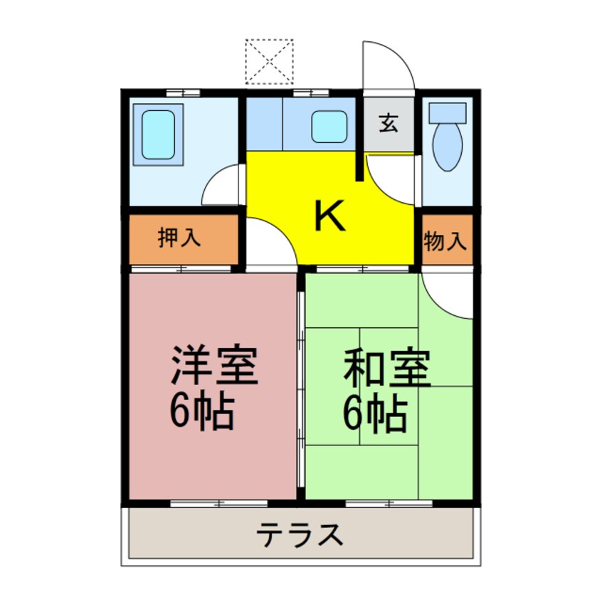 間取図 グランハイツストウⅠ