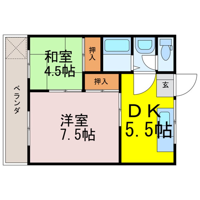 間取図 木村ハイツ