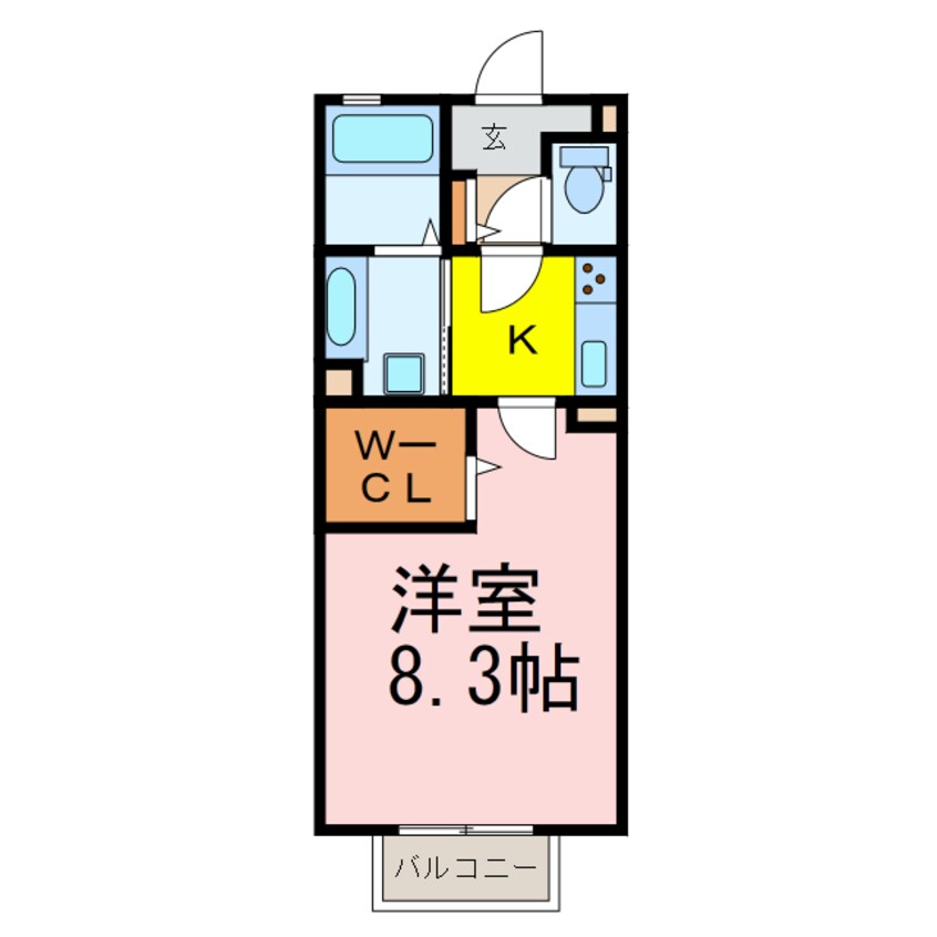 間取図 メゾン・ベールＢ