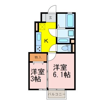 間取図 ショコラＡ