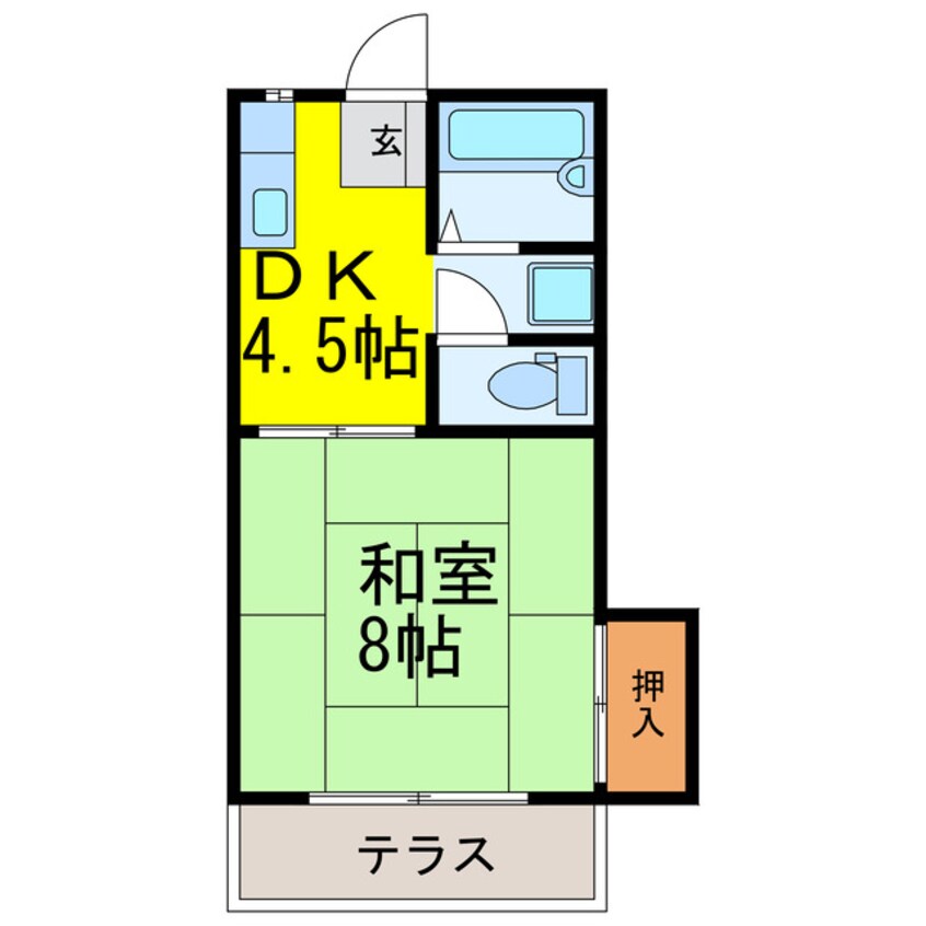 間取図 ダイワハイツ下辺見