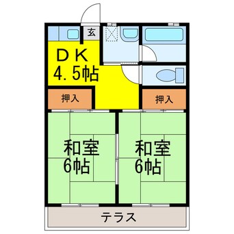 間取図 アリビオ古河