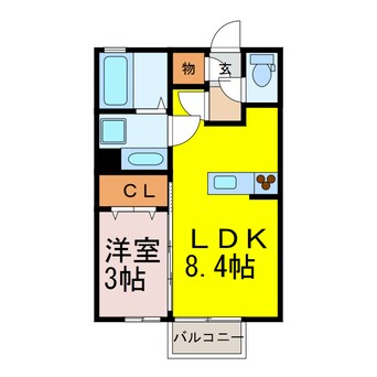 間取図 エスポワールブリエ