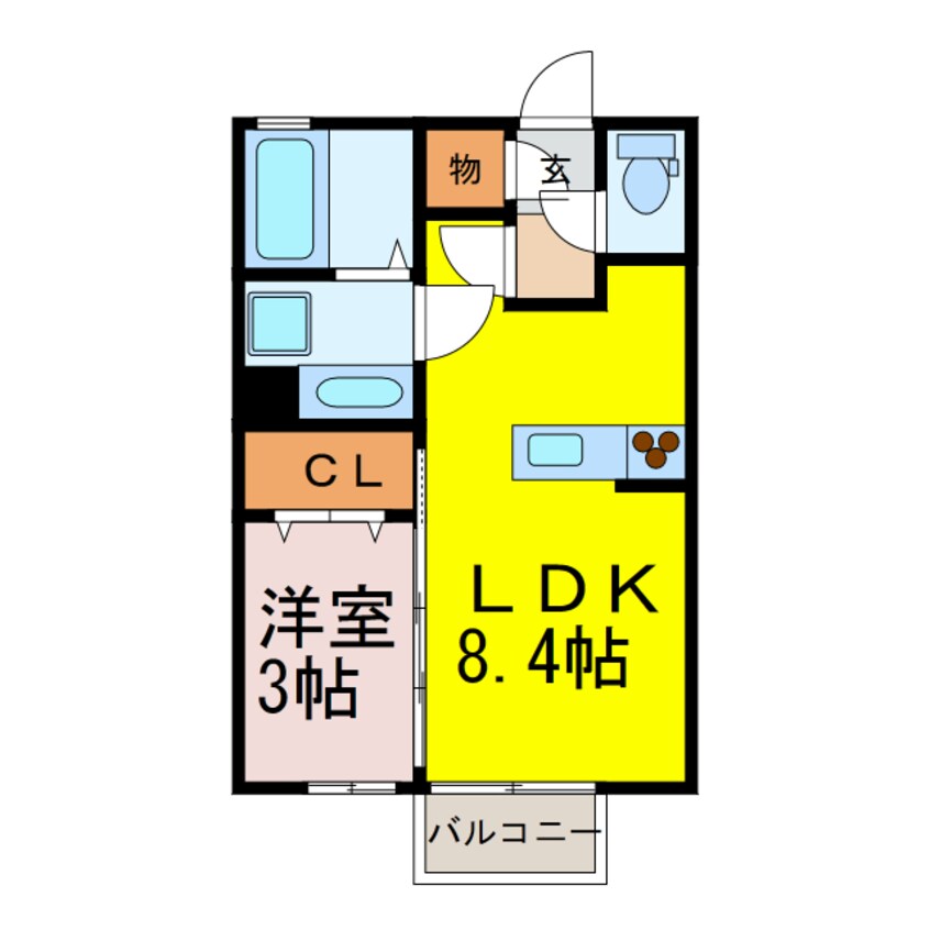 間取図 エスポワールブリエ