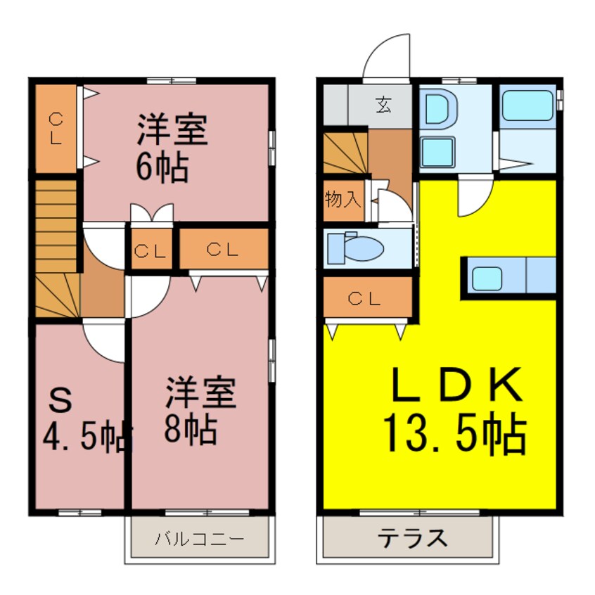 間取図 ウッドメイドB