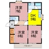 千代田コーポ 3DKの間取り