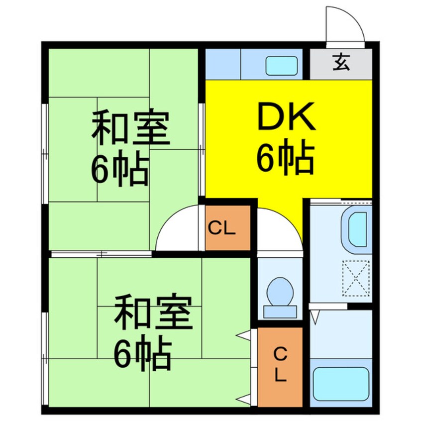 間取図 城間ハイツ