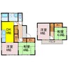 古河北山田戸建 4DKの間取り