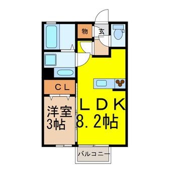 間取図 エールド　クラージュ