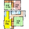古河市小堤戸建 3DKの間取り