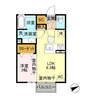 プランドールＴＮⅡ 1LDKの間取り
