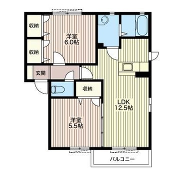 間取図 ディアコート