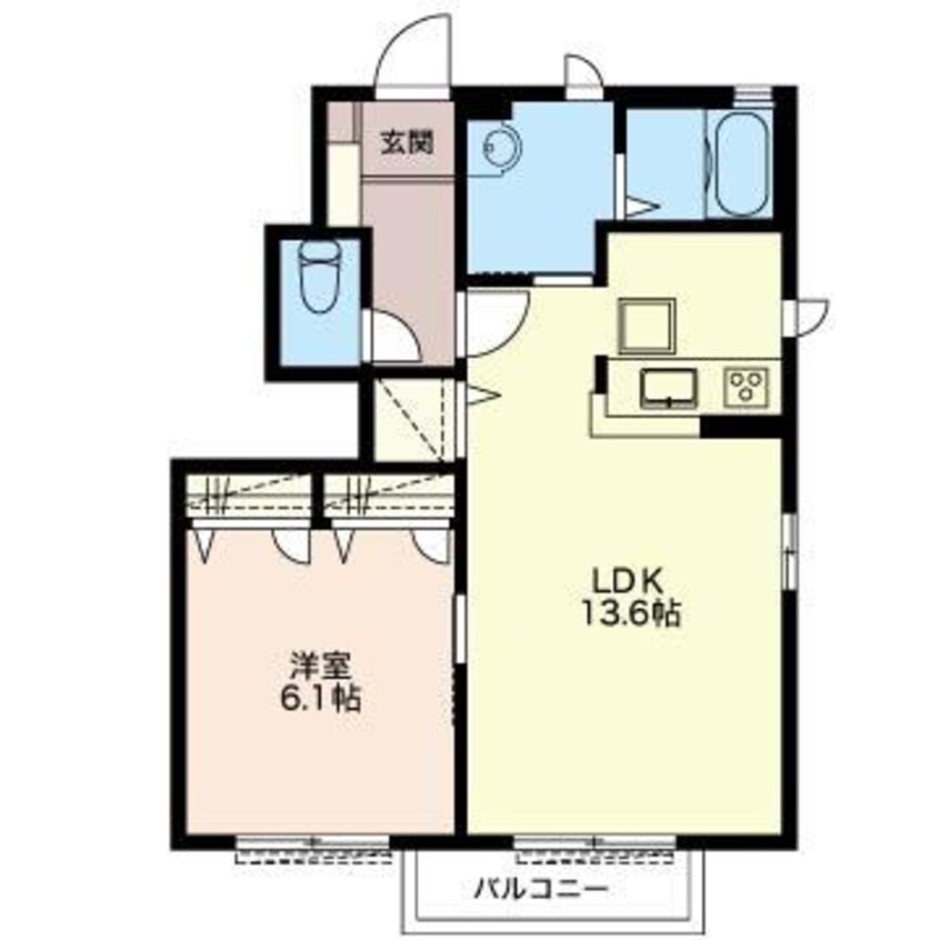 間取図 クレールメゾン