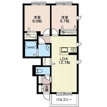 間取図 ノーブル・ドミール