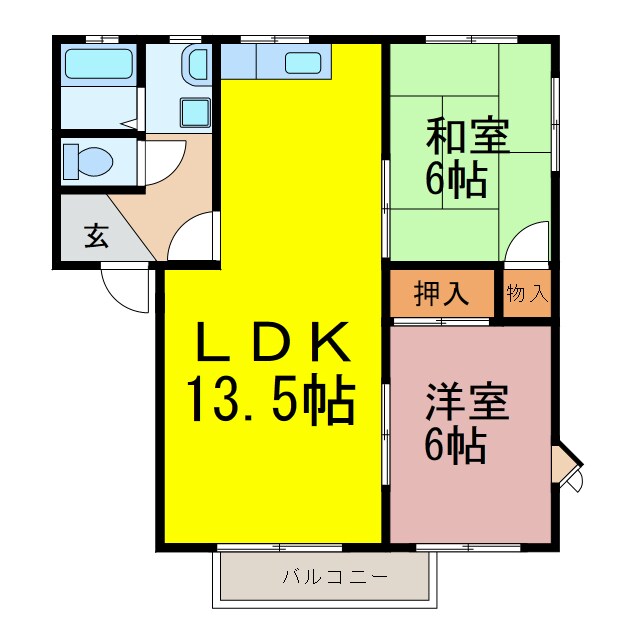 間取り図 コーポHIRO