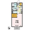 クラニアⅡ 1Kの間取り