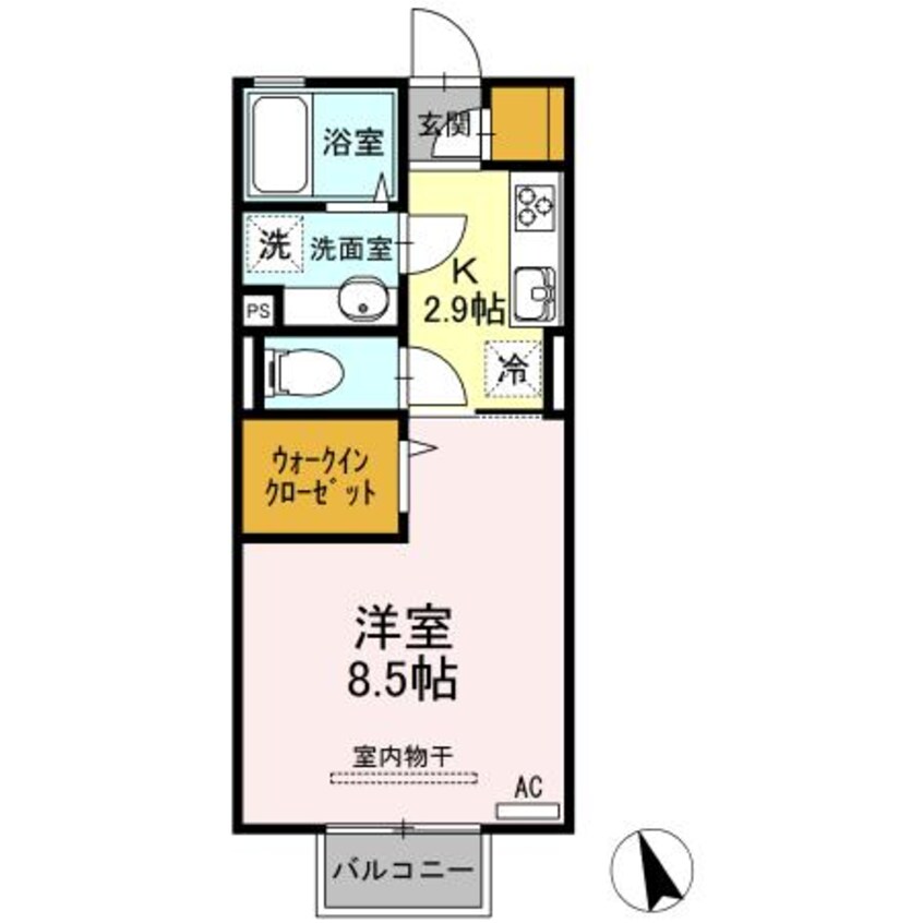 間取図 クラレスＡ