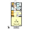 アルフォートA 1Rの間取り