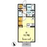アルフォートA 1Rの間取り