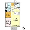 comforth A 1LDKの間取り
