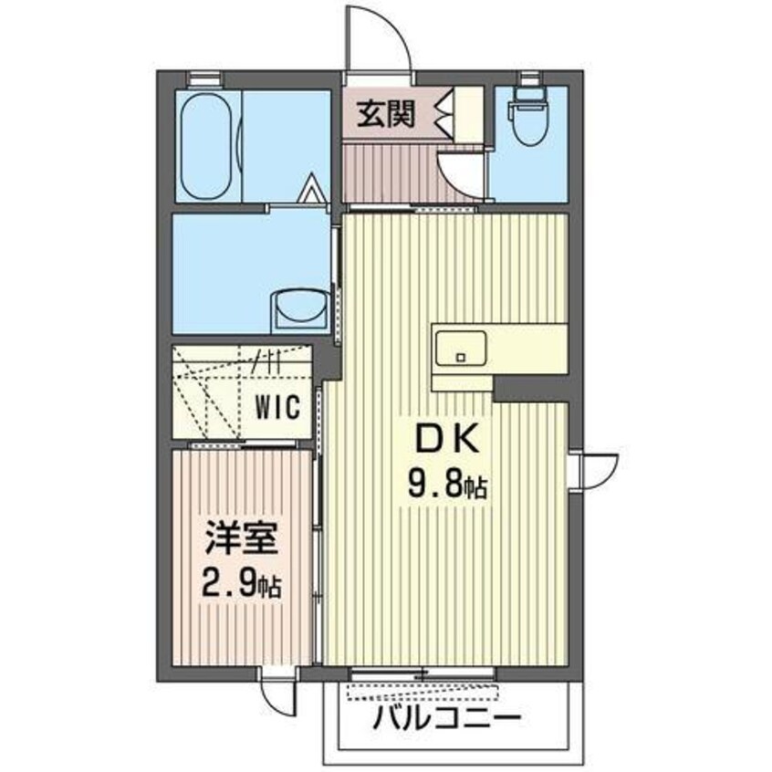 間取図 エコルドソレイユD