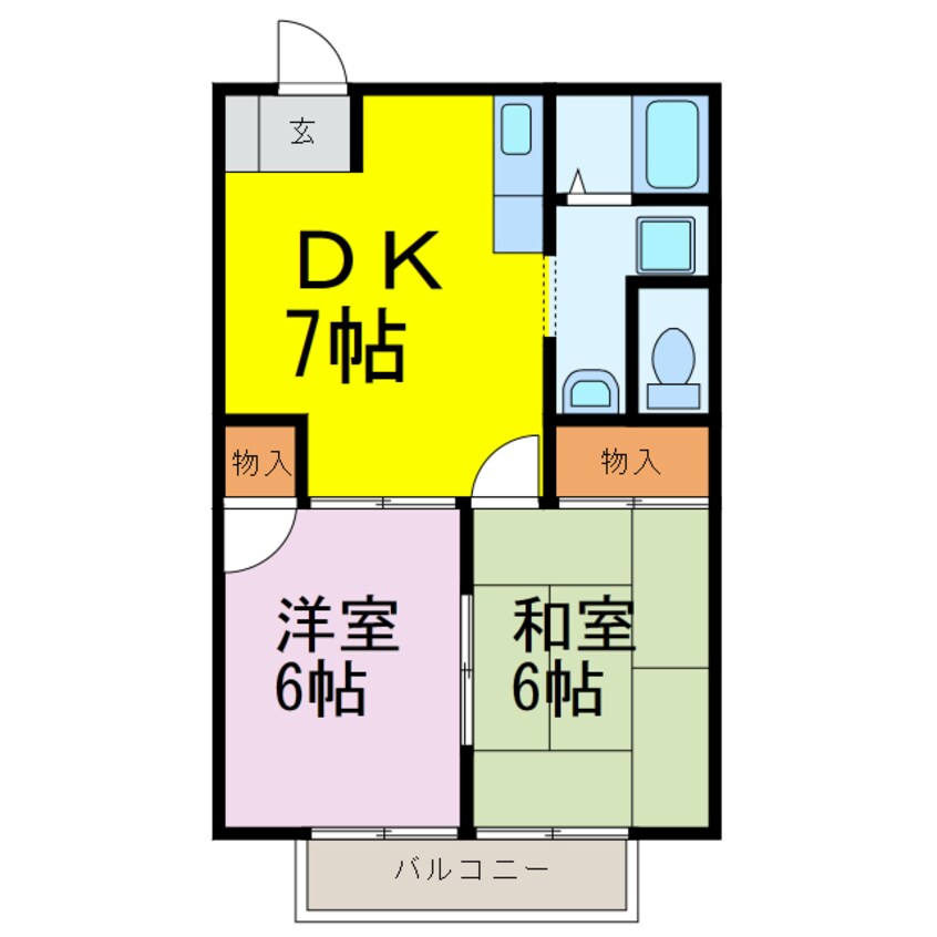 間取図 スワネイジハイツ