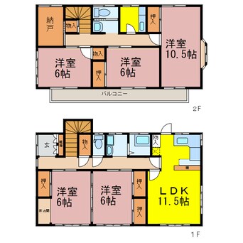 間取図 古河市旭町1丁目戸建