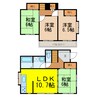 古河市大和田987-25戸建 4LDKの間取り