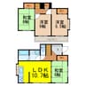 古河市大和田987-25戸建 4LDKの間取り