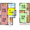 下大野戸建 4Kの間取り