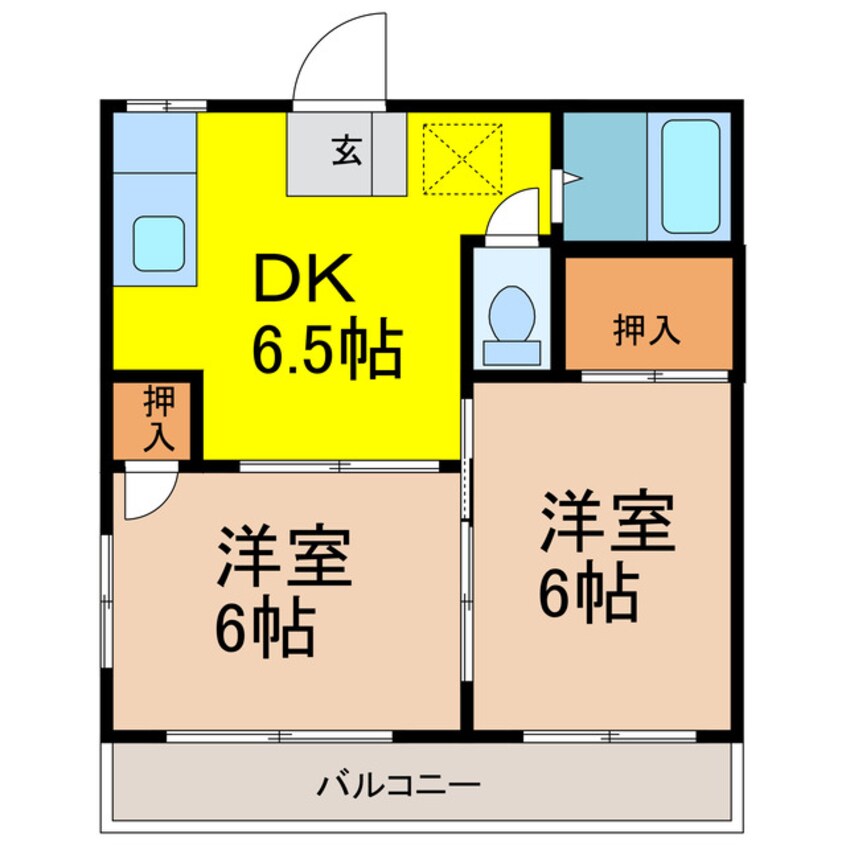 間取図 サンシャイン総和