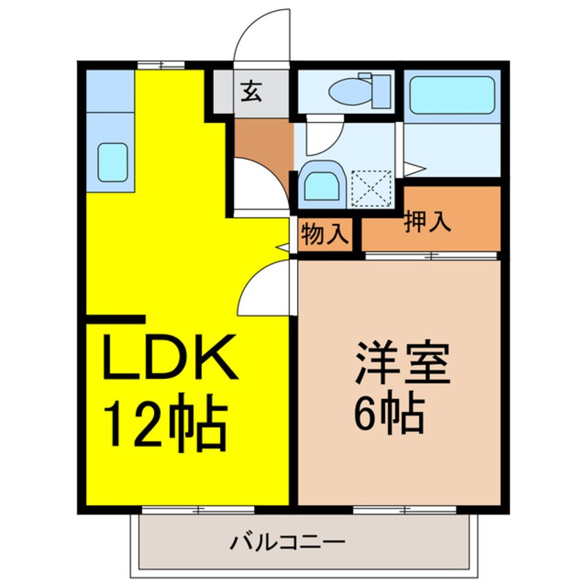 間取図 グリーンハイツIB　A棟