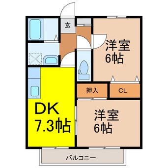 間取図 グリーンハイツIB　C棟